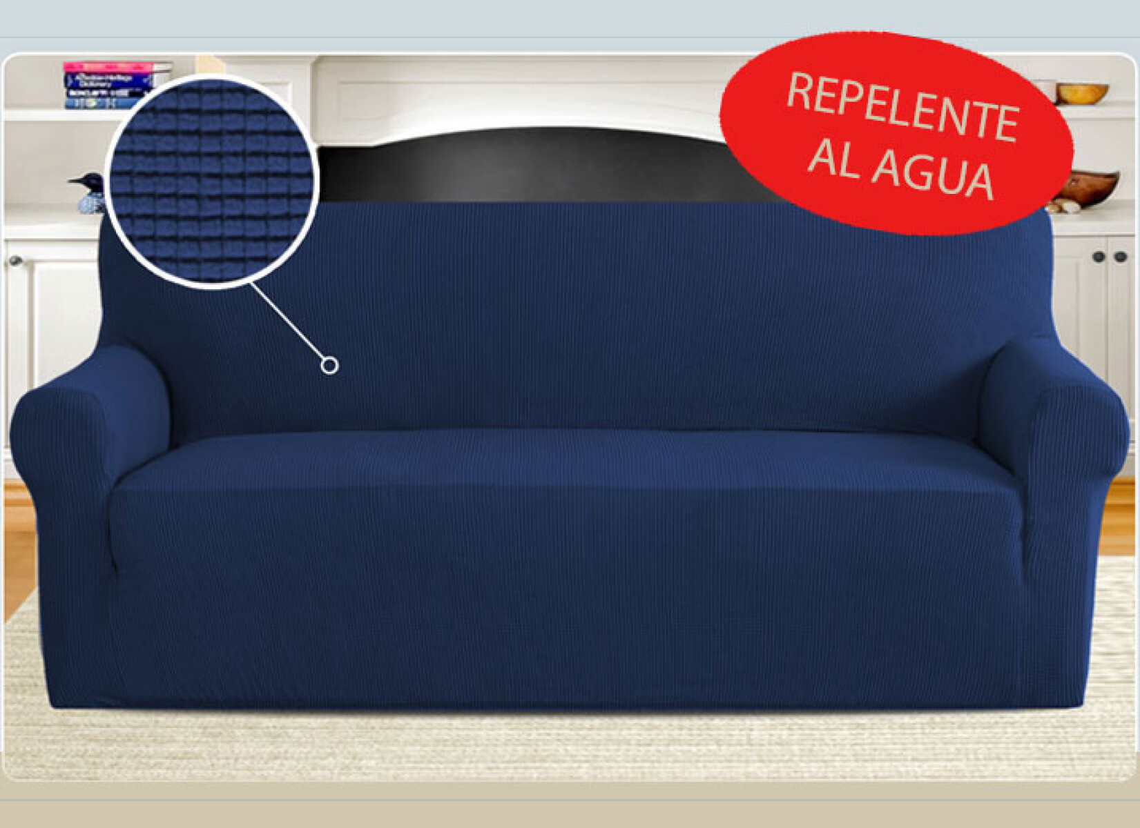 CUBRE SOFA - 2 CUERPO BEIGE 