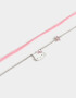 Collares Infantiles Licencias Collar Multilayer "hello Kitty" - Plateado
