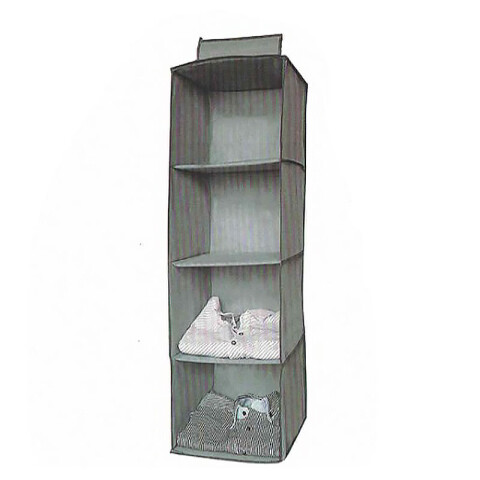 OUTLET Organizador ropero perchero 4 estantes 30*30*80 cm Outlet Organizador Ropero Perchero 4 Estantes 30*30*80 Cm
