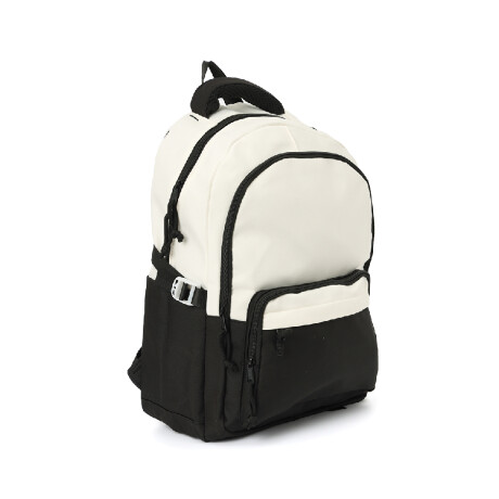 Mochila Trendy Bicolor NEGRO