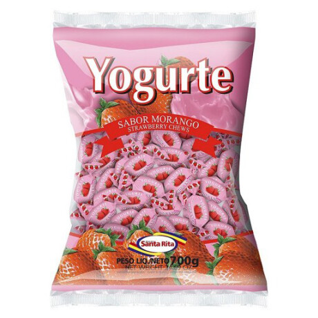 CARAMELO SANTA RITA 600G/120U YOGUR FRUTILLA CARAMELO SANTA RITA 600G/120U YOGUR FRUTILLA
