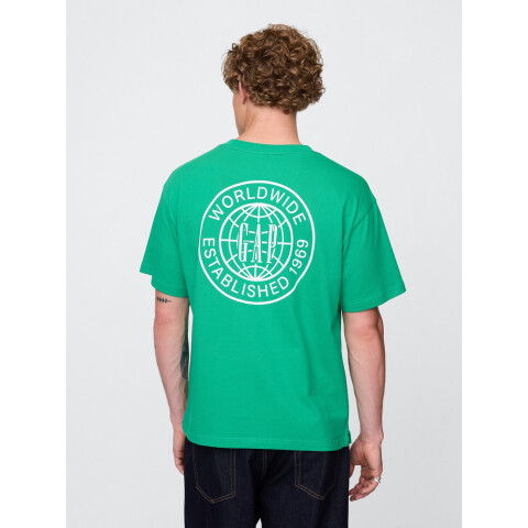 JPN SS WORLDWIDE LOGO T GALLANT GREEN