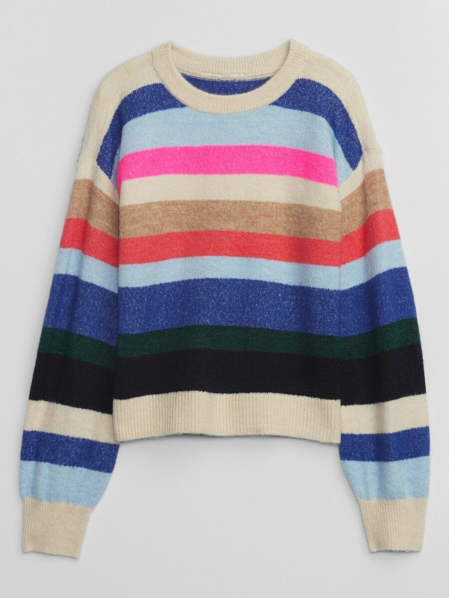 Buzo A Rayas Cozy Niña - Sp Hol Happy Stripe 