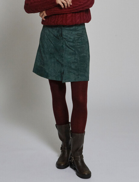 Falda mini peach verde