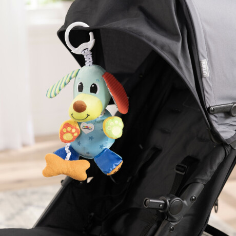 Colgante perro con sonidos y texturas Colgante perro con sonidos y texturas