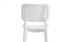 Silla Simil Rattan de polipropileno Blanco