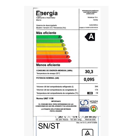 Heladera Side By Side 518 Lts Candy chsbso6174xwd12 Heladera Side By Side 518 Lts Candy chsbso6174xwd12
