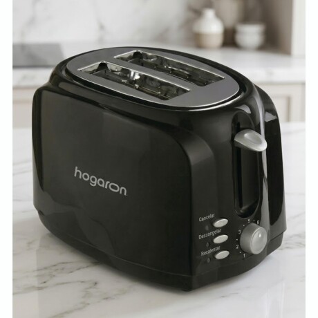 Tostadora HOGARON HGTS2BK 700W 2 Rebanadas 5 Niveles Con Función De Descongelado Y Recalentado Tostadora HOGARON HGTS2BK 700W 2 Rebanadas 5 Niveles Con Función De Descongelado Y Recalentado