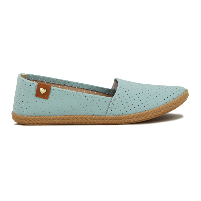 Moleca Zapatilla Casual Calada Turquesa