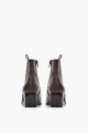 Bota de cuero Texi croco chocolate