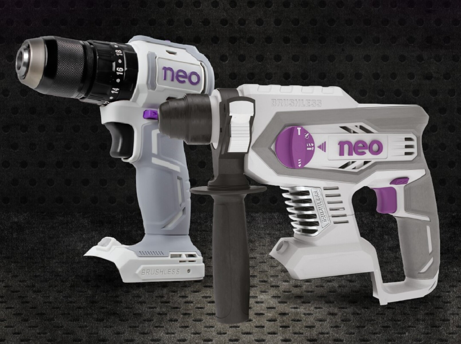COMBO ROTOMARTILLO NEO RM1022/1/20 + TALADRO ATORNILLADOR TP1013/1/20 