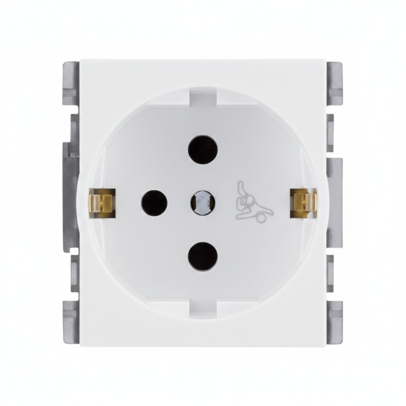 TOMA SCHUKO 16A250V ATENEA Módulo Schuko 2P+T 16A Ateneo Blanco