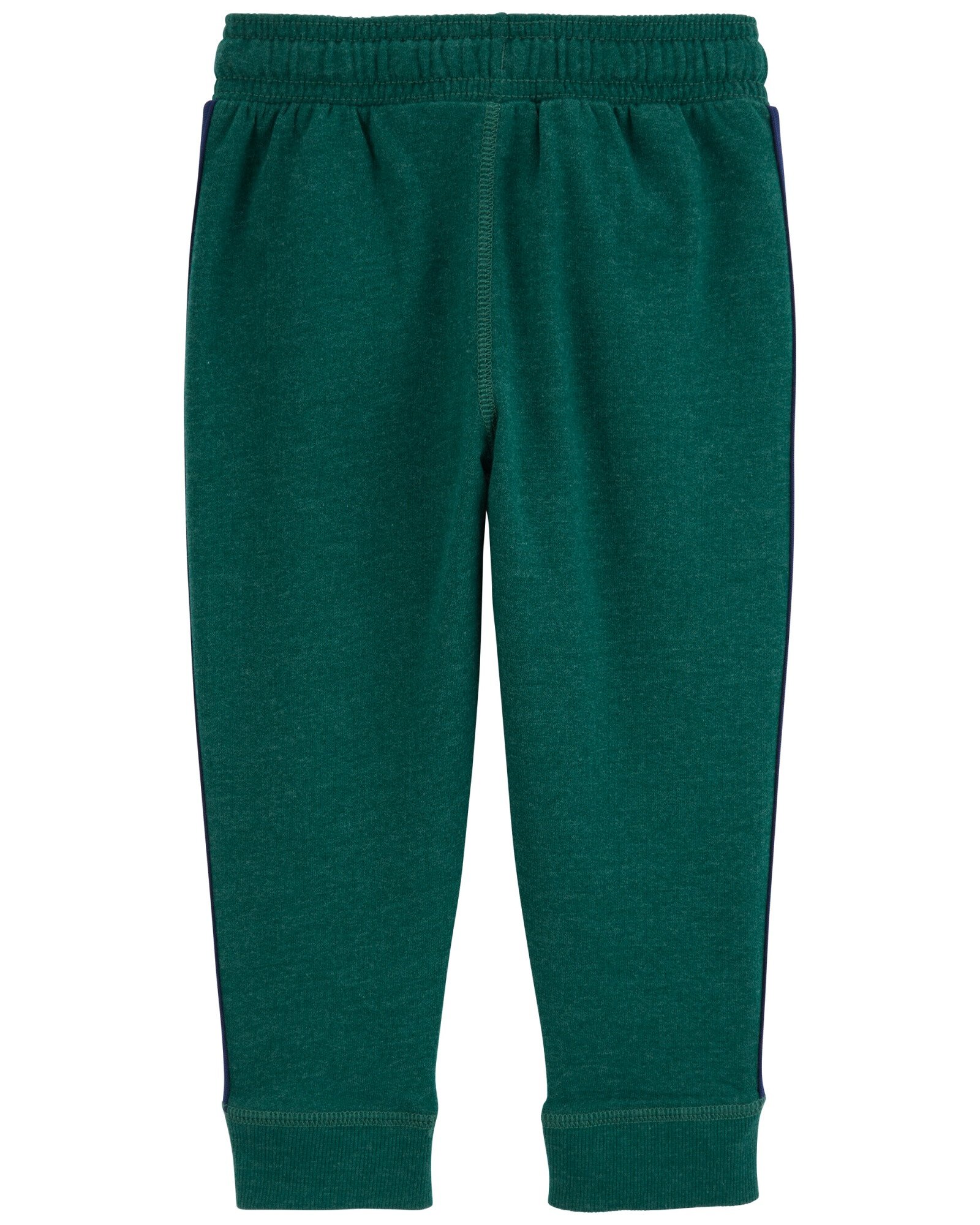 Pantalón de algodón, con franja lateral, verde Pantalón de algodón, con franja lateral, verde