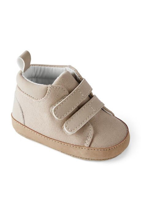 Championes botita con velcro Sin color