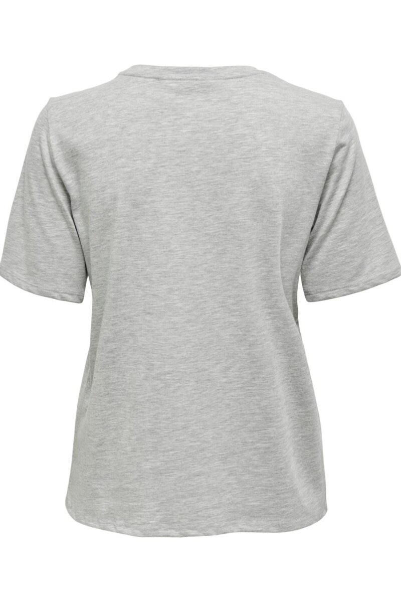 Camiseta New Básica Orgánica Light Grey Melange