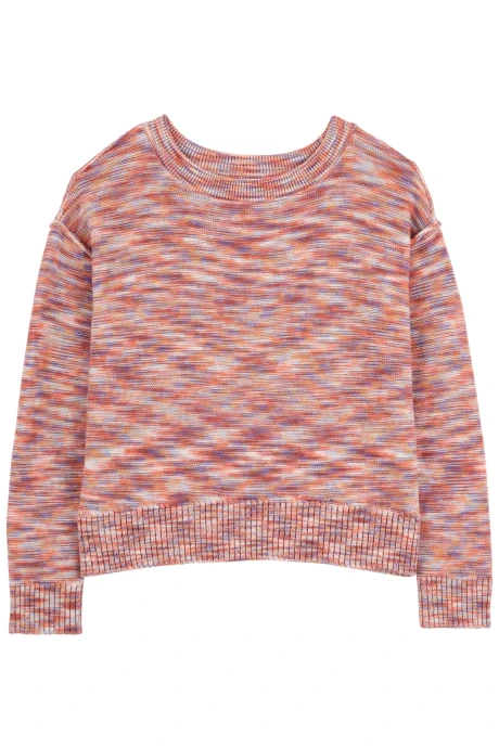 Buzo de punto, diseño jaspeado Buzo de punto, diseño jaspeado