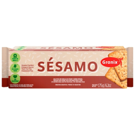 GALLETA GRANIX 175G SESAMO ALTOLEICO GALLETA GRANIX 175G SESAMO ALTOLEICO