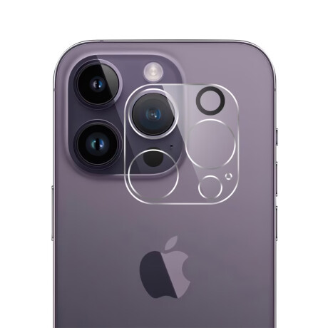 Vidrio Protector de Cámara 9H para iPhone 14 Pro Max Negro