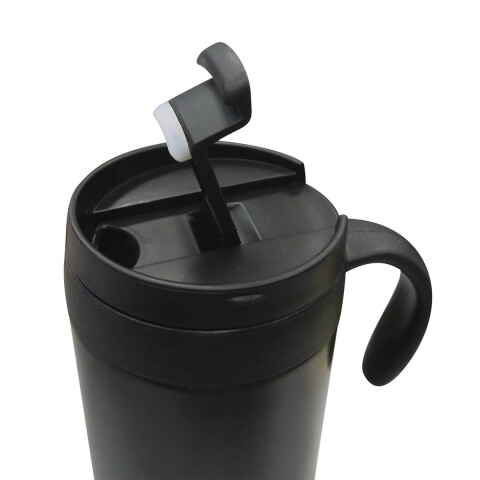 Jarra Taza Térmica Acero Inoxidable 500 ml Negro