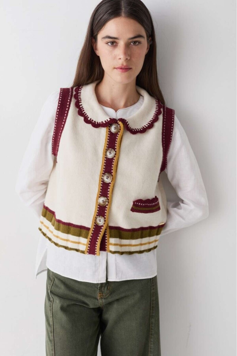 Pre Venta Chaleco Cutie - Crudo 