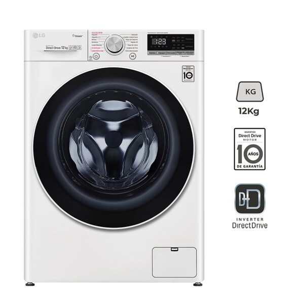 Lavarropas Lg Wm12wvc4s6 Inverter 12kg LAVARROPAS LG 12KG WM12WVC4S6