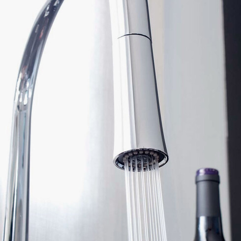 GRIFERIA DE COCINA MONOCOMANDO CLEVER PULL-DOWN CROMO
