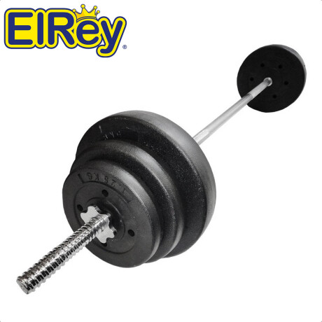 Banco De Pecho + Barra 1.50m + 2 Mancuernas + 40kg Cmb001013
