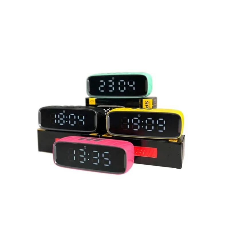 RELOJ DESPERTADOR PARLAN COLORES WSA-858 RELOJ DESPERTADOR PARLAN COLORES WSA-858