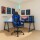 Silla Gamer Lumax Modelo ROM Negro/Azul