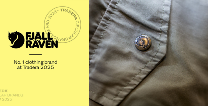 Fjällräven asegura la primera posición en la lista de marcas más populares de Tradera por cuarto año consecutivo