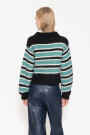 SWEATER STRIPES Negro