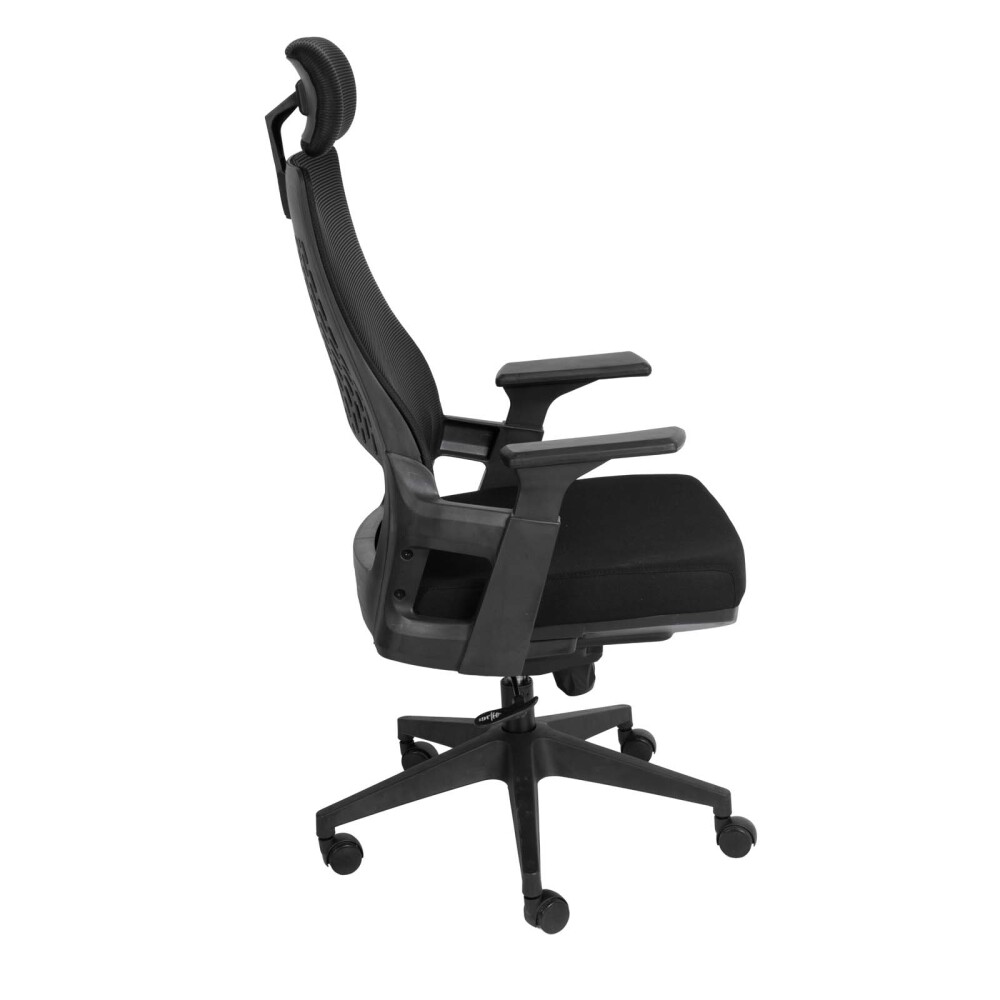 SILLA DE OFICINA MALLA NEGRO LOMBARDI