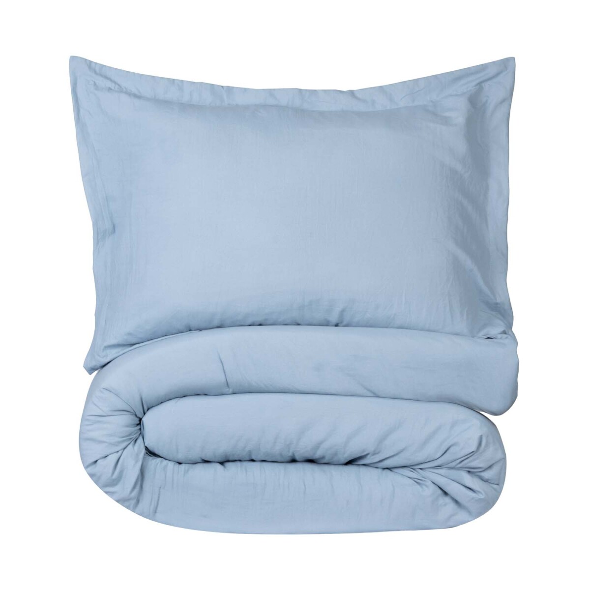 SET CUBRECAMA - 1 1/2 PLAZA POLIESTER AZUL PREWASHED AZUL MARINO 