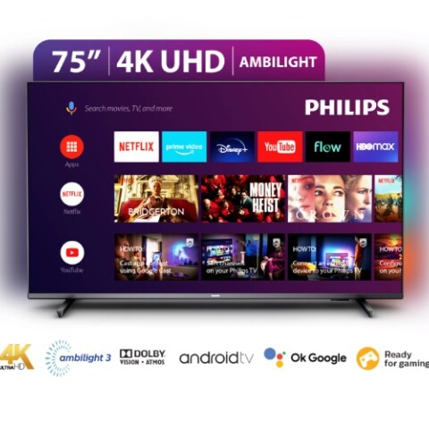 Smart TV 75" Philips Android 4K Ambilight Smart Tv 75" Philips Android 4k Ambilight