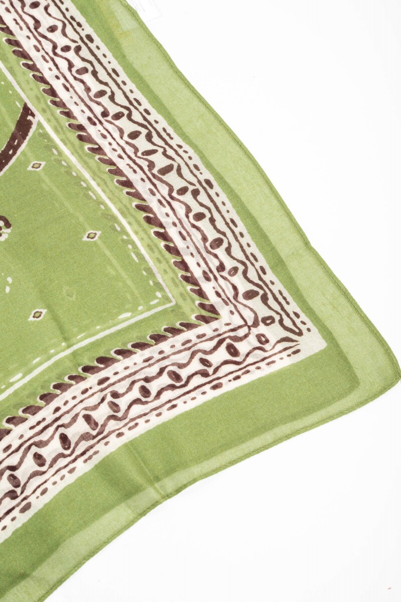 Bandana Print Palmeras Oliva