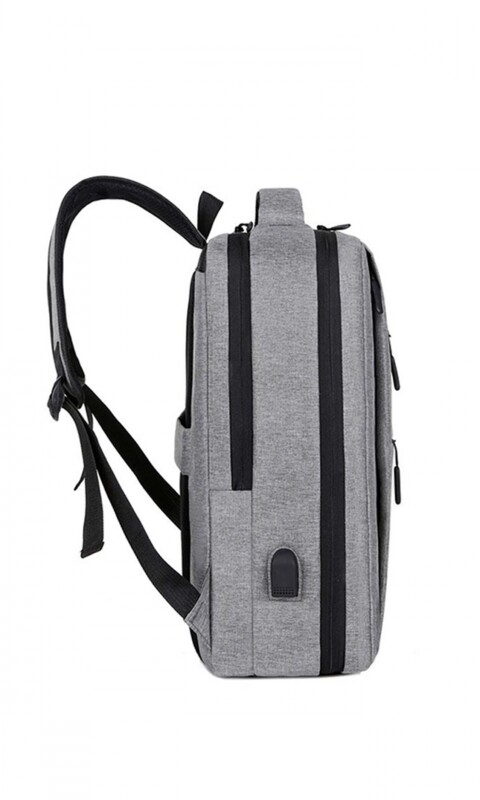 MOCHILA USB AMERICAN TEACHER GRIS