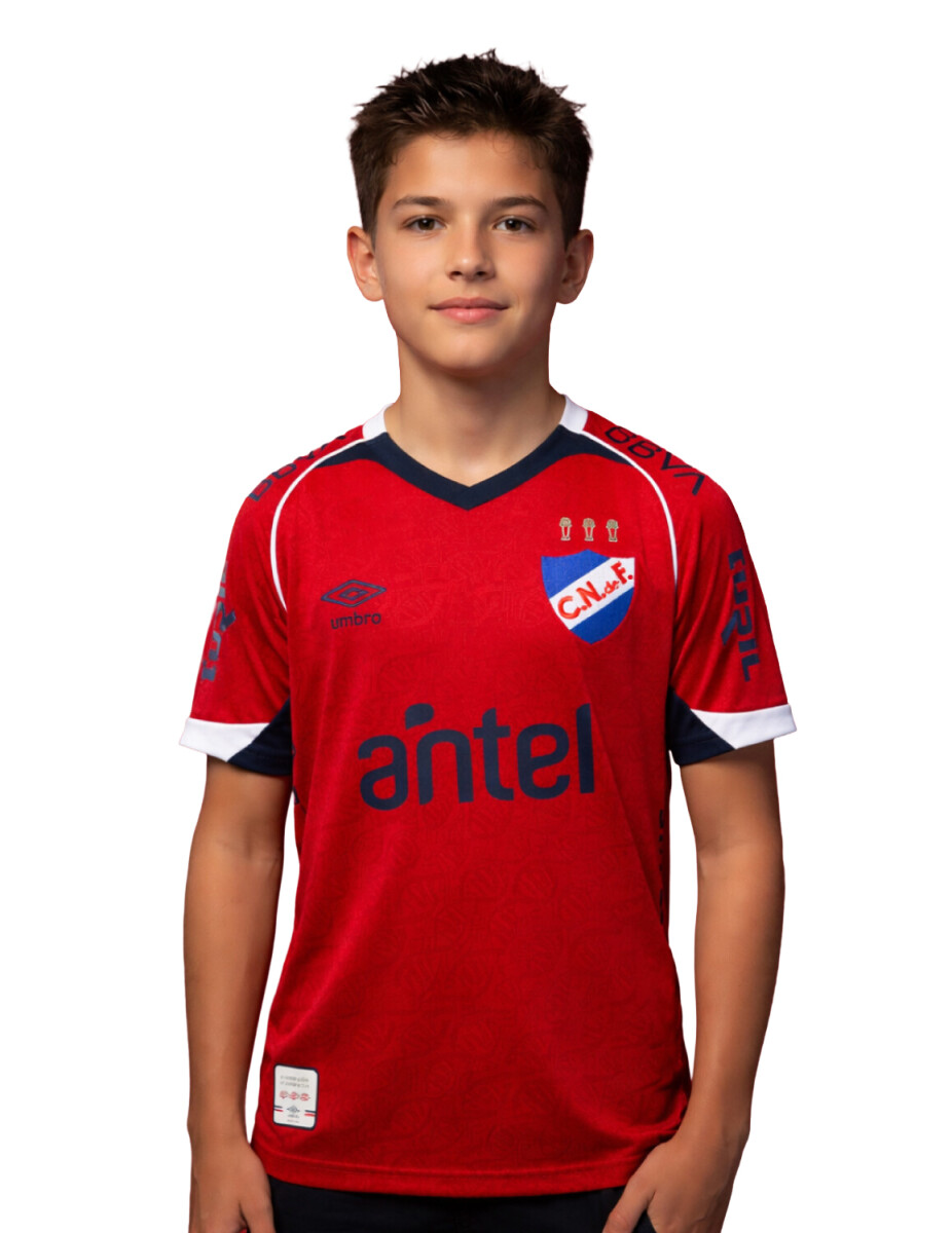 Camiseta Nacional Umbro AWAY 1 2026 de Niño - NU243120 - Rojo 