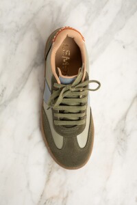 Zapatilla Cuero Combinada Safari