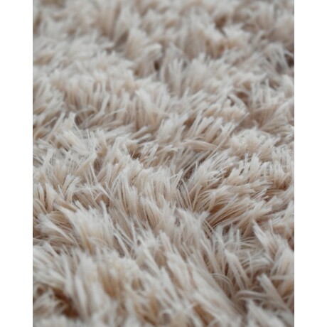 Alfombra Peluda Shaggy de 1.0 x 1.5 m Marrón