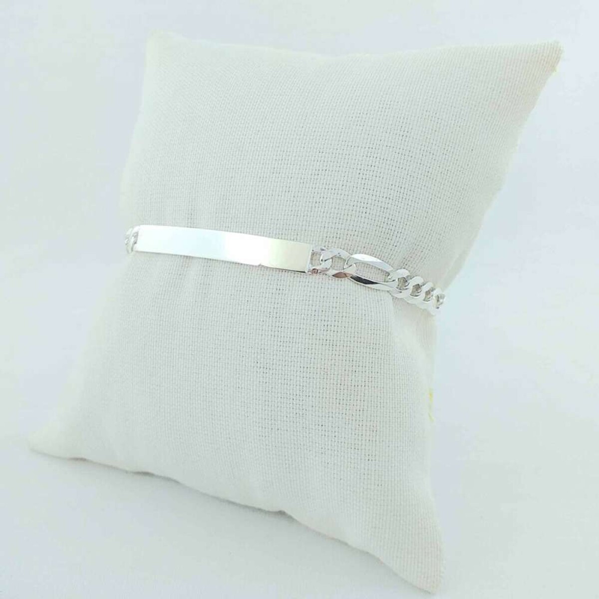 Pulsera de identidad de plata 925 - Largo 20Cm Ancho 6Mm Espesor 1Mm 
