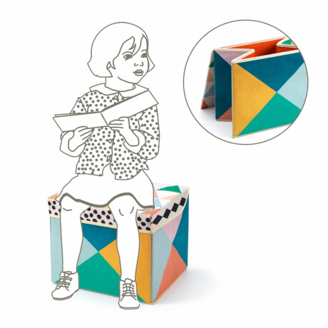 Baul de Juguetes Djeco hasta 30 kg Geometria