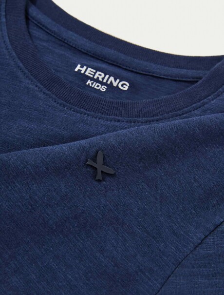 CAMISETA BÁSICA INFANTIL AZUL