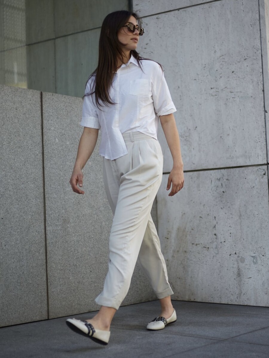 Pantalón All times Nin - Crudo 