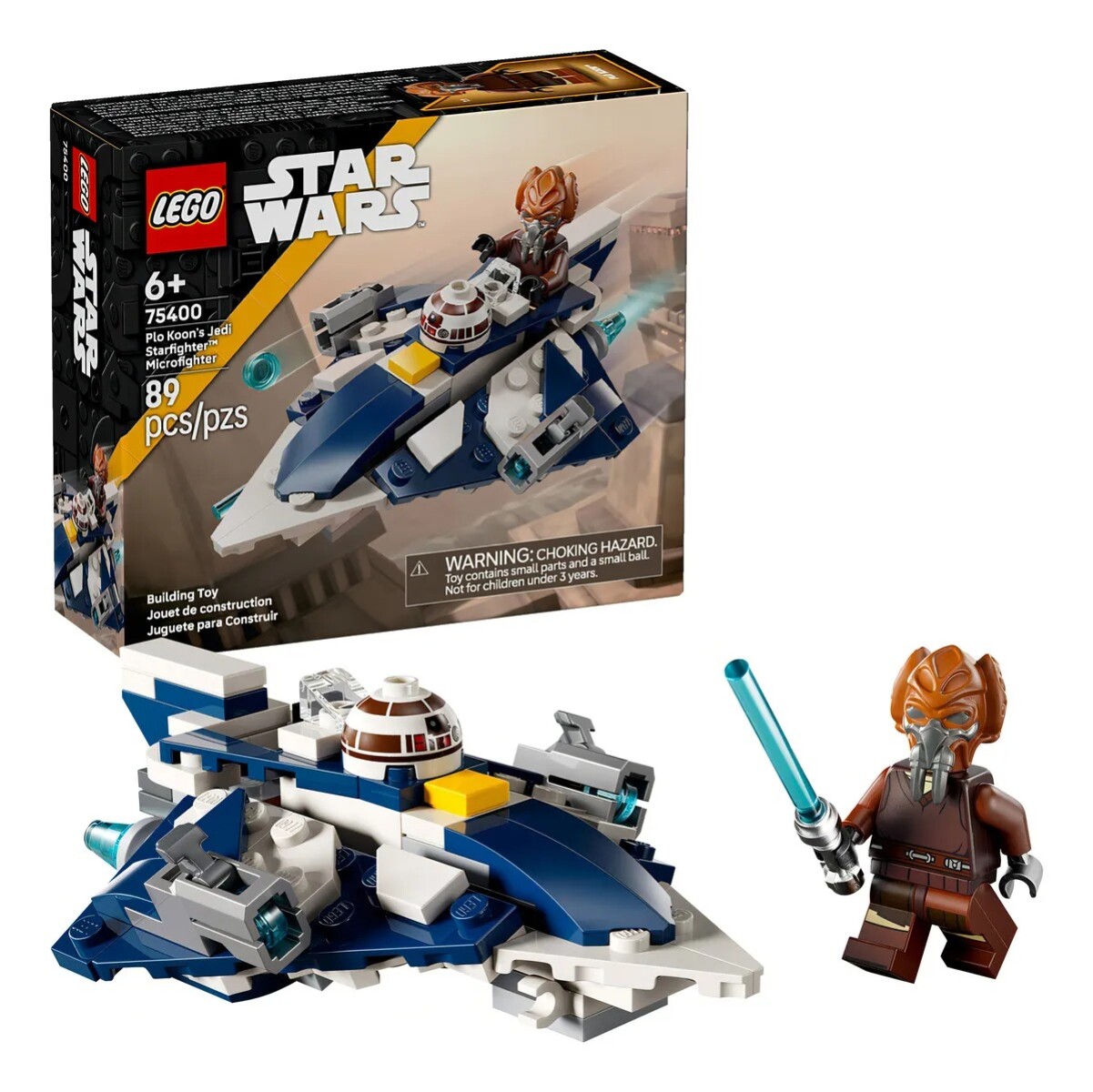 Lego Star Wars Microfighter: Caza Estelar Jedi De Plo Koon 