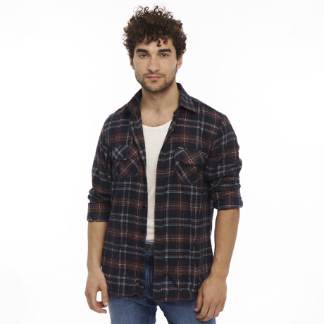 Camisa Wrangler de Hombre - FLANNEL SHIRT - WLS102UR ELD