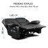 Sillón 2 Cuerpos Reclinable Con Masajeador Y Terapia De Calor, Totalmente Automatizado NEGRO