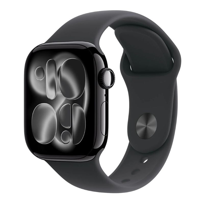 Apple Watch Series 11 42mm Jet Black Al Black Sport Band M/L MEQU4LW/A Apple Watch Series 11 42mm Jet Black Al Black Sport Band M/L MEQU4LW/A