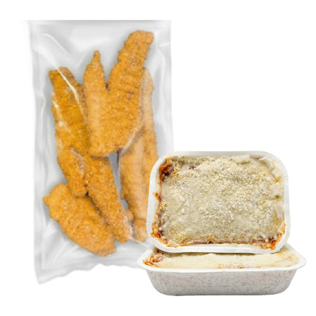 Milanesa Merluza Artico 1k + 2 Lasagna Mix De Quesos Milanesa Merluza Artico 1k + 2 Lasagna Mix De Quesos