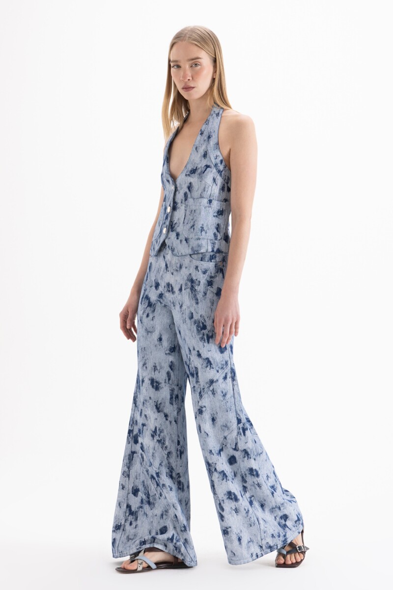 PANTALON ALMA Celeste