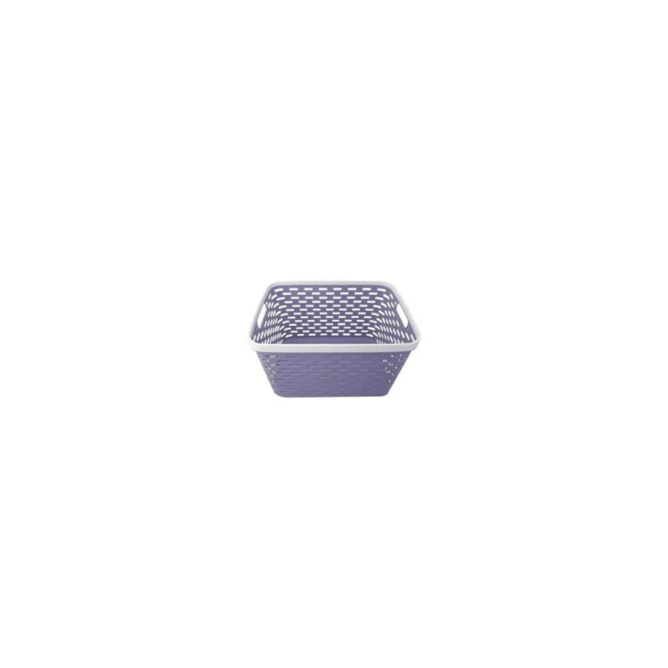 CANASTO ORGANIZADOR CALADO 27X18X14CM CANASTO ORGANIZADOR CALADO 27X18X14CM